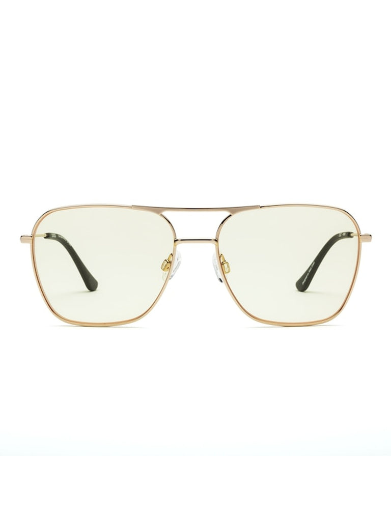 Caddis-HOOPER Reading Glasses-Eyewear-Polished Gold Yellow-1.00-Much and Little Boutique-Vancouver-Canada