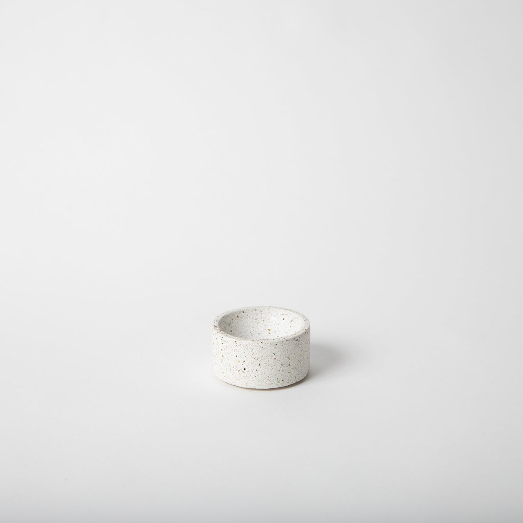 Pretti Cool-Round Terrazzo Incense Holder-Candles & Home Fragrance-White-O/S-Much and Little Boutique-Vancouver-Canada