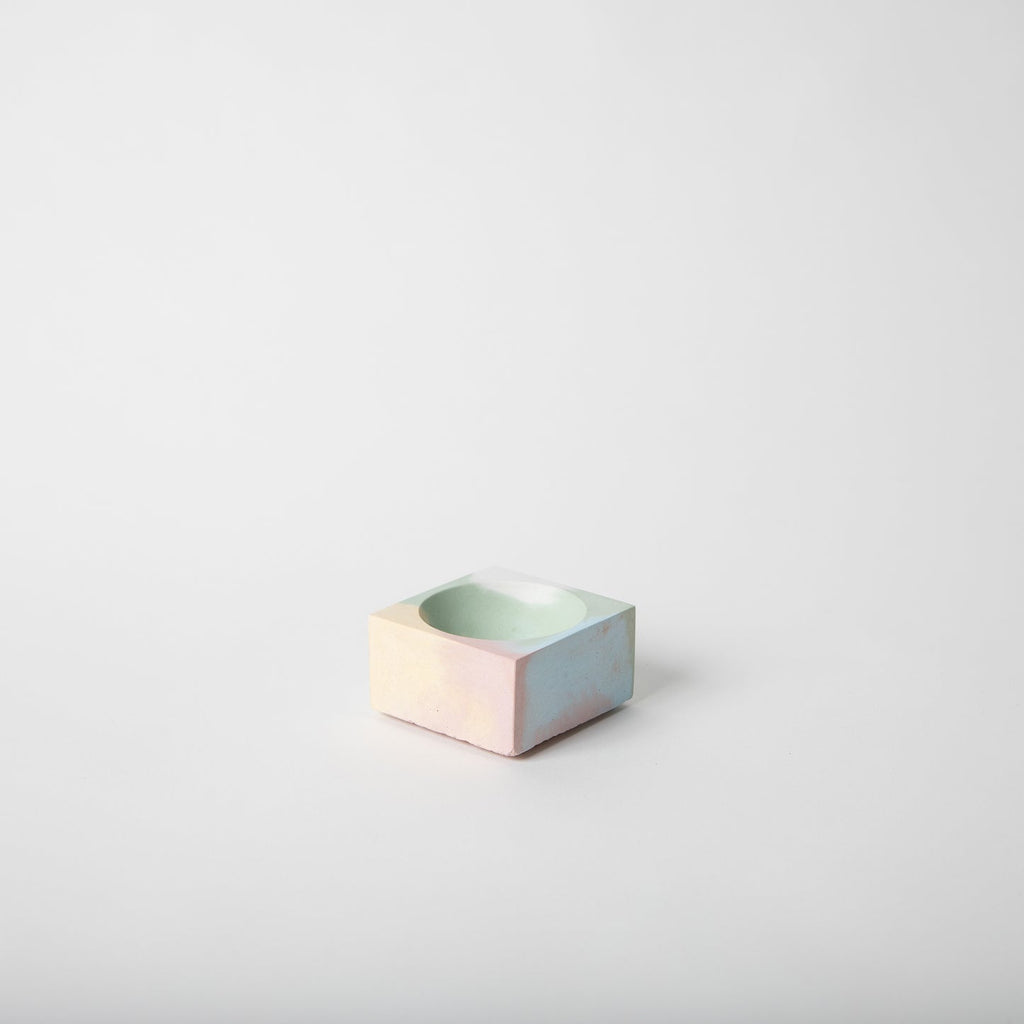 Pretti Cool-Square Marbled Concrete Incense Holder-Candles & Home Fragrance-Jawbreaker-Much and Little Boutique-Vancouver-Canada