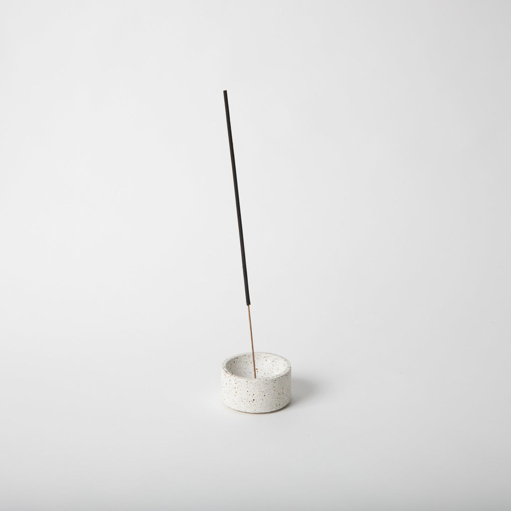 Pretti Cool-Round Terrazzo Incense Holder-Candles & Home Fragrance-Much and Little Boutique-Vancouver-Canada