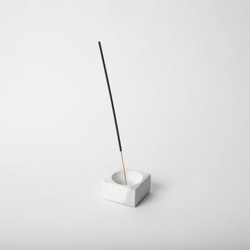 Pretti Cool-Square Marbled Concrete Incense Holder-Candles & Home Fragrance-Much and Little Boutique-Vancouver-Canada