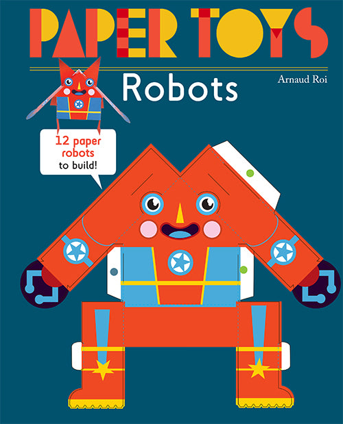Gingko Press-Paper Toys-Children's Books-Robots-O/S-Much and Little Boutique-Vancouver-Canada