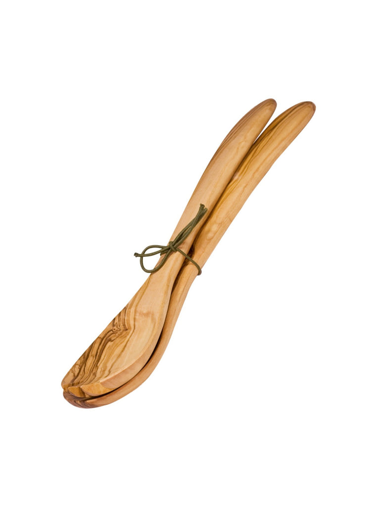 Redecker-Olive Wood Salad Servers-Wooden utensils-Much and Little Boutique-Vancouver-Canada