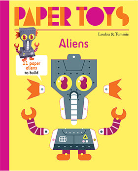 Gingko Press-Paper Toys-Children's Books-Aliens-O/S-Much and Little Boutique-Vancouver-Canada