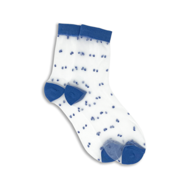 XS Unified-Sheer Dot Socks-Socks-Bluebell-O/S-Much and Little Boutique-Vancouver-Canada