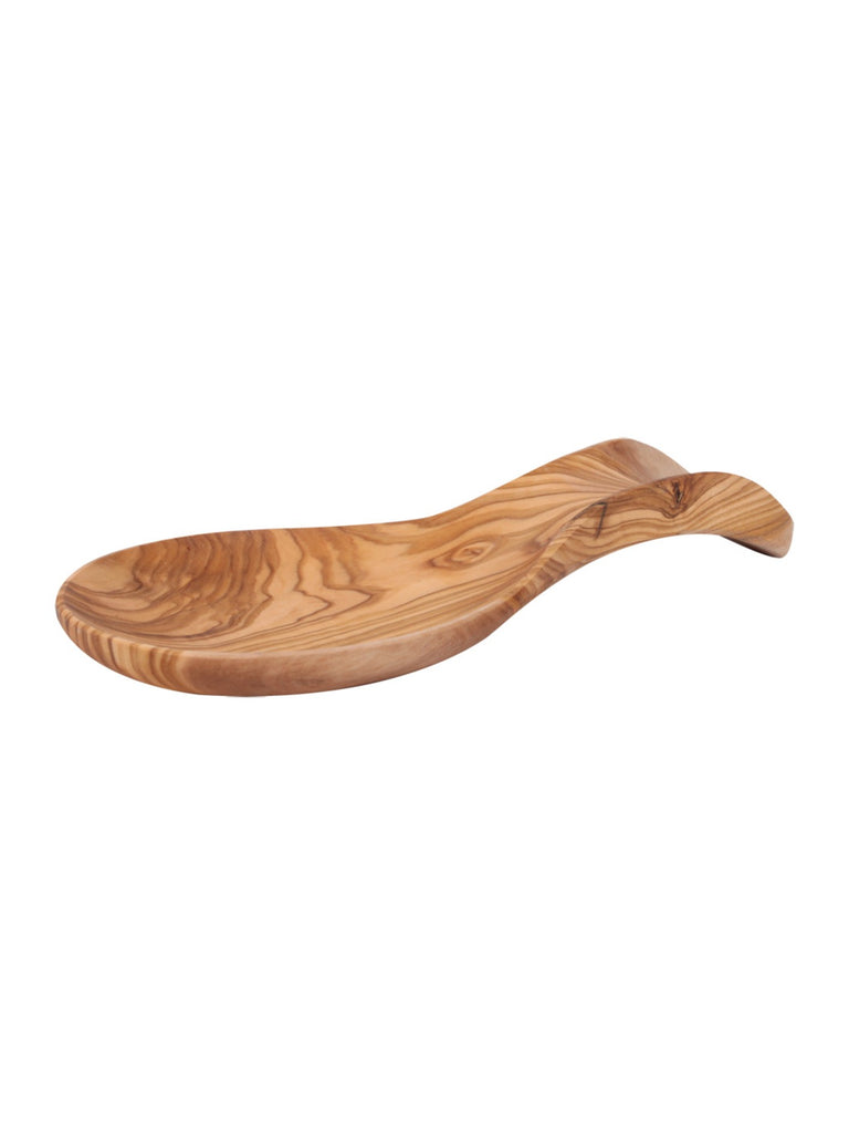 Redecker-Olive Wood Spoon Rest-Kitchenware-Much and Little Boutique-Vancouver-Canada