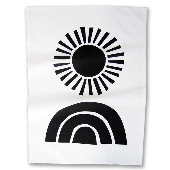 Badger & Burke-Tea Towel-Kitchenware-B&W Sunset-O/S-Much and Little Boutique-Vancouver-Canada